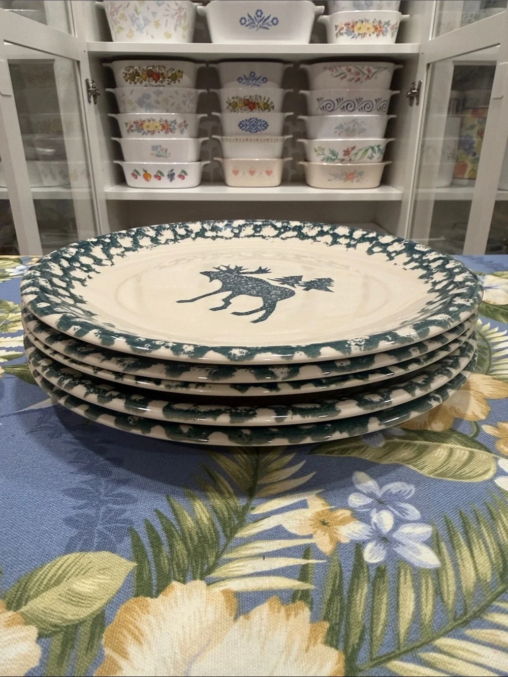 Moose Accent Dinner Plates set of five
